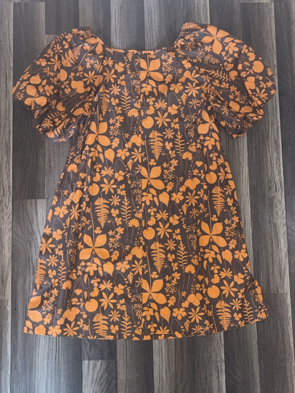 Anthropologie porridge women’s small brown and orange dress. - Picture 5 of 6